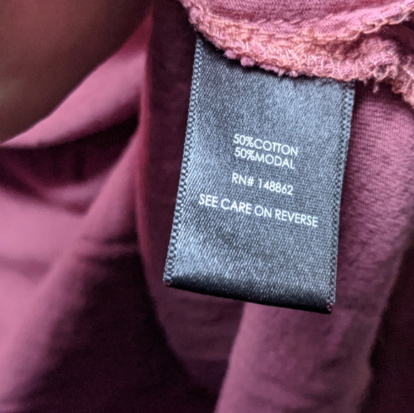 Torrid Girlfriend Heritage Cotton Henley Long Sleeve Tee in Deco Rose ๐๐ธ - Picture 11 of 11